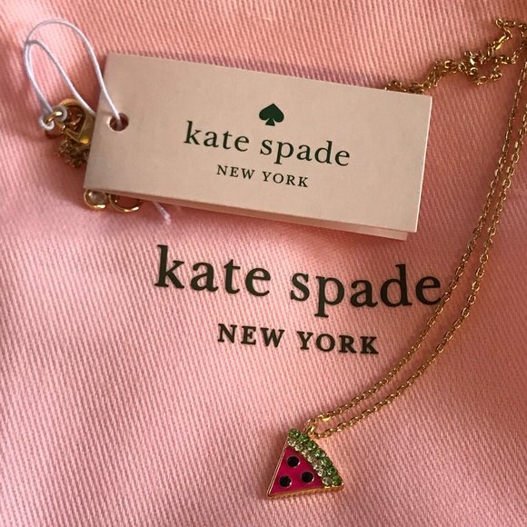 Kate Spade "Picnic Perfect" Watermelon Necklace 🍉 - Picture 6 of 7